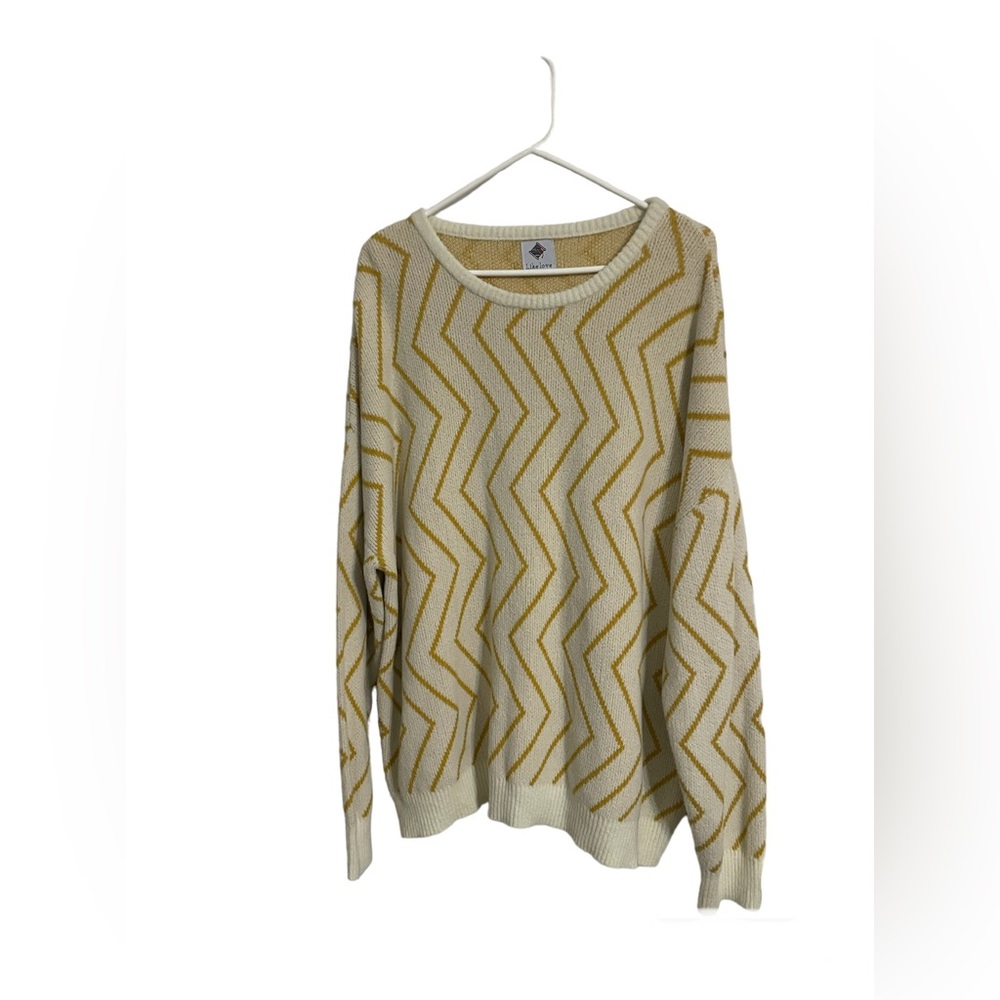 Women's Long Sleeve "Like Love" Sweater - Size 3X
